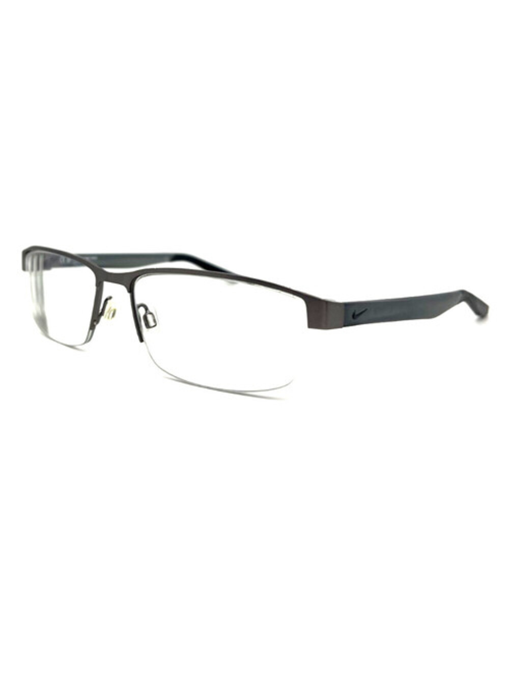 Nike 8138 071 Gunmetal Rectangle Authentic Eyeglass Frames 56-16-140